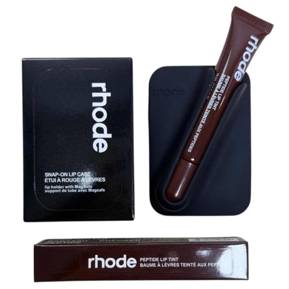 Rhode Black Snap On Lip Case With Lip Kit | LIPPYCASE LONDON Rhode Black Snap On Lip Case With Lip Kit | LIPPYCASE LONDON