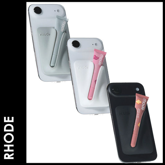 White Snap-On Lip Case for iPhone – MagSafe, Lip Holder & Free Lip Gloss