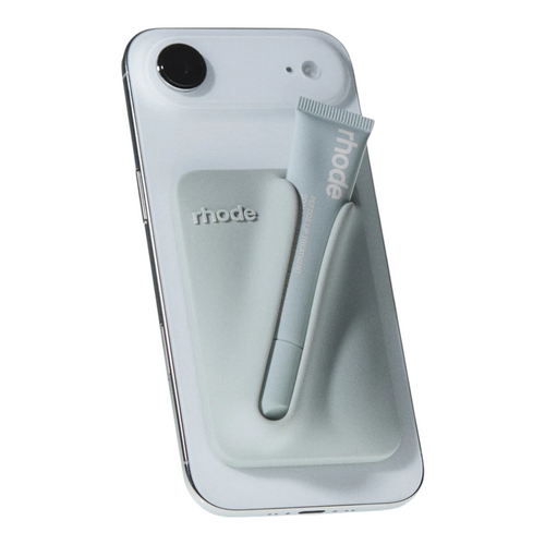Grey Snap-On Lip Case for iPhone – MagSafe, Lip Holder & Free Lip Gloss