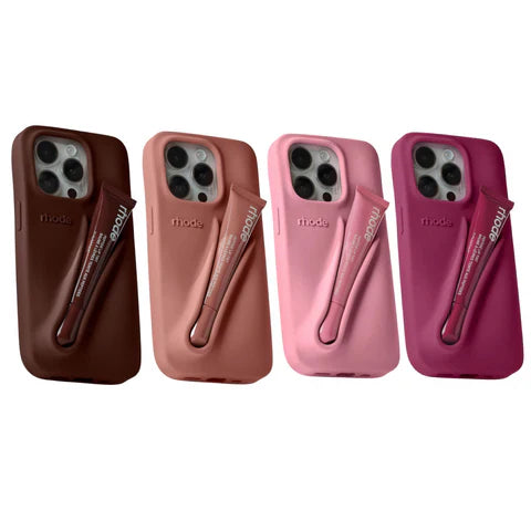 Lip Gloss Kit Silicon Phone Case for iPhone - Toast