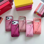Lip Gloss Kit Silicon Phone Case for iPhone - Orange