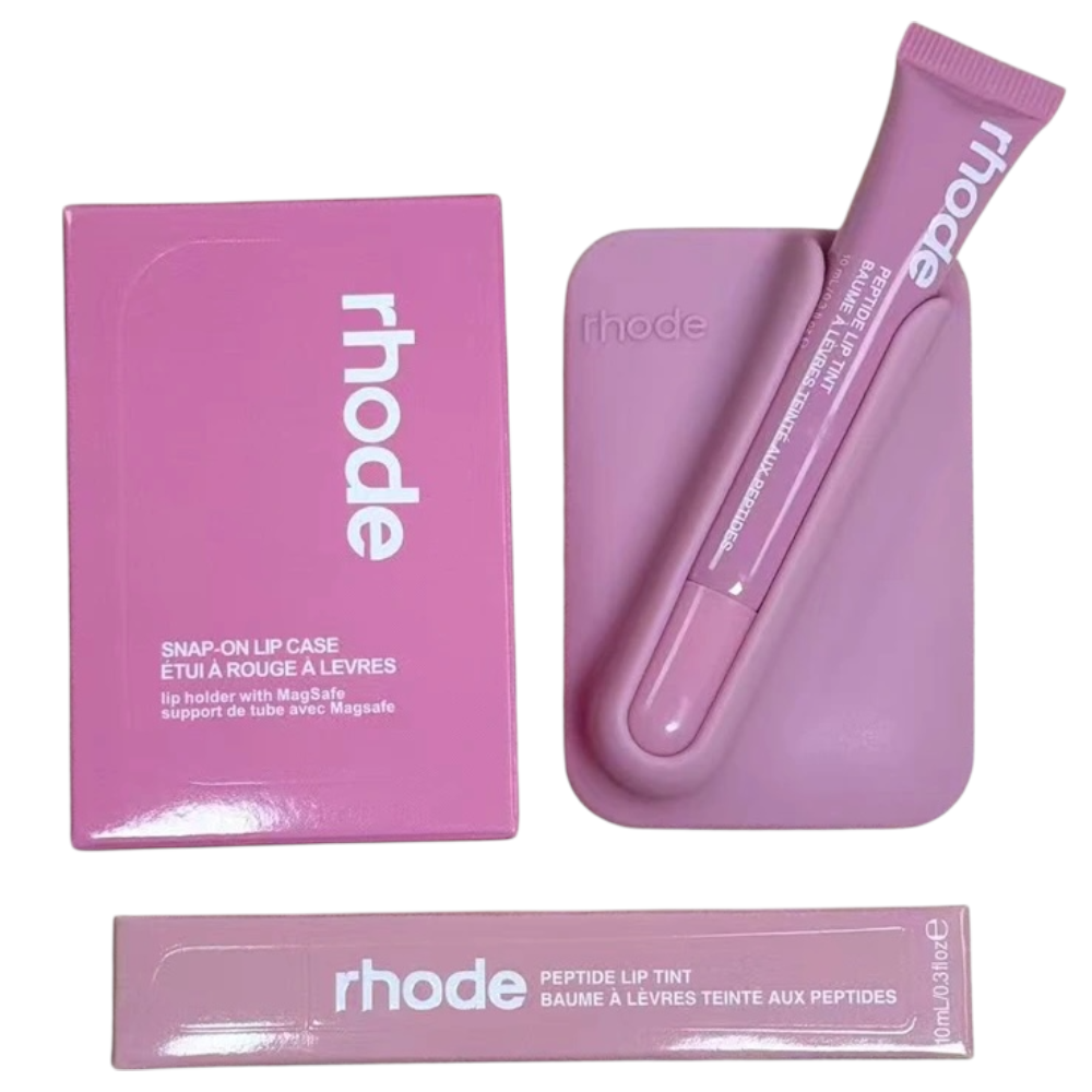 Pink Snap-On Lip Case for iPhone – MagSafe, Lip Holder & Free Lip Gloss