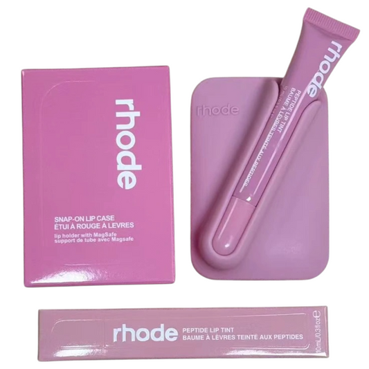 Pink Snap-On Lip Case for iPhone – MagSafe, Lip Holder & Free Lip Gloss