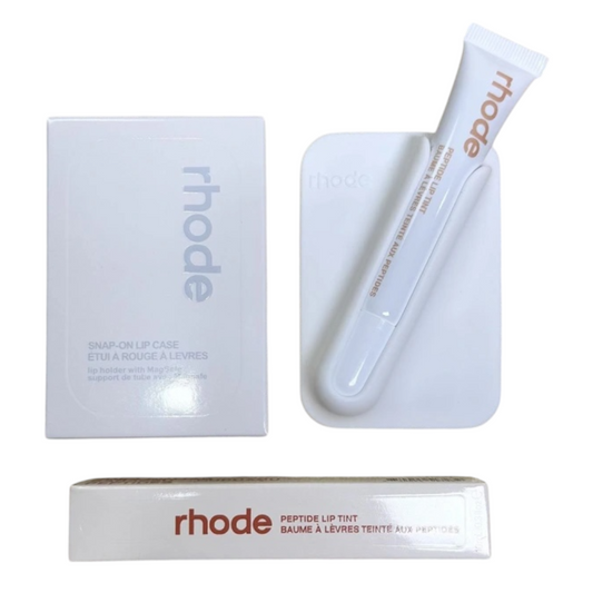 White Snap-On Lip Case for iPhone – MagSafe, Lip Holder & Free Lip Gloss