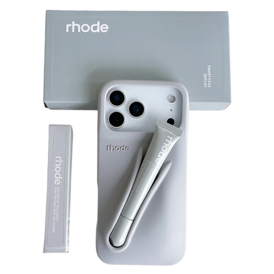 Lip Gloss Kit Silicon Phone Case for iPhone - Grey