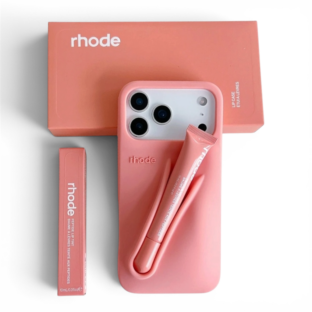 Lip Gloss Kit Silicon Phone Case for iPhone - Orange
