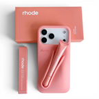Lip Gloss Kit Silicon Phone Case for iPhone - Orange